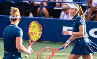 Imagem ilustrativa da imagem De olho na liderança: dupla de Stefani vence estreia no WTA de Wuhan
