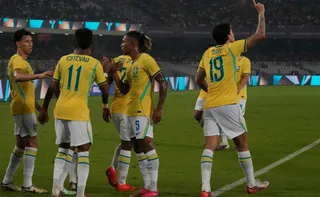 Imagem ilustrativa da imagem Estêvão volta a marcar pela seleção em goleada com ritmo de treino contra a Índia