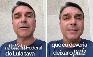 Imagem ilustrativa da imagem Flávio Bolsonaro diz que foi intimado pela PF e que está proibido de deixar o país