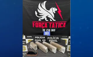 Imagem ilustrativa da imagem Homem é preso com 3,1 kg de maconha em Montanha, ES