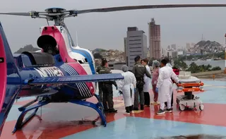 Imagem ilustrativa da imagem Idosa de 68 anos é resgatada por aeronave após acidente em Ibatiba