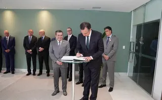 Imagem ilustrativa da imagem Rodrigo Pacheco toma posse como ministro do TCU