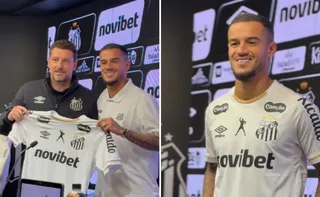 Imagem ilustrativa da imagem Santos anuncia a contratação do meio-campista Philippe Coutinho