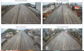 Imagem ilustrativa da imagem Trânsito na Terceira Ponte é fechado por manifestantes