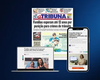 Imagem ilustrativa da imagem Confira os destaques do jornal A Tribuna desta segunda-feira