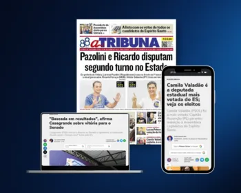 Imagem ilustrativa da imagem Confira os destaques do jornal A Tribuna desta segunda