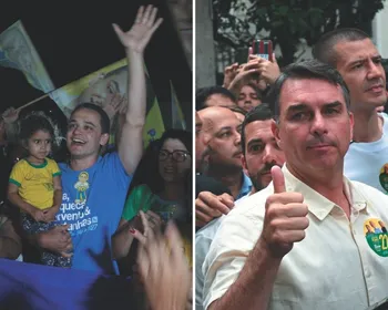 Imagem ilustrativa da imagem Pazolini quer trazer Flávio Bolsonaro ao ES na campanha do 2º turno