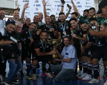 Imagem ilustrativa da imagem São José vence Sport e conquista título da Taça Brasil de Futsal em Vitória