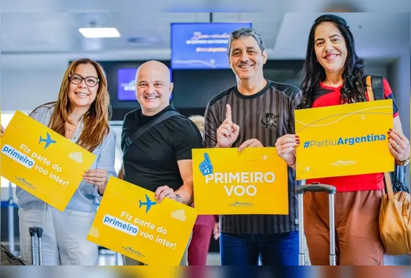 A operação marca o início das conexões aéreas diretas saindo do aeroporto de Vitória para destinos na América do Sul