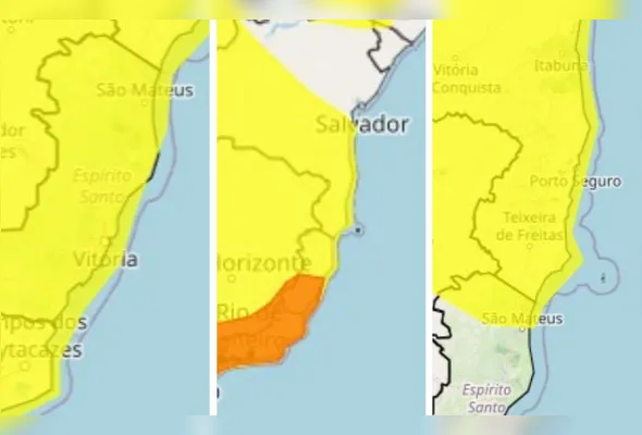 Imagem ilustrativa da imagem Alerta prevê temporal e ventos de até 100 km/h para mais de 50 cidades do ES