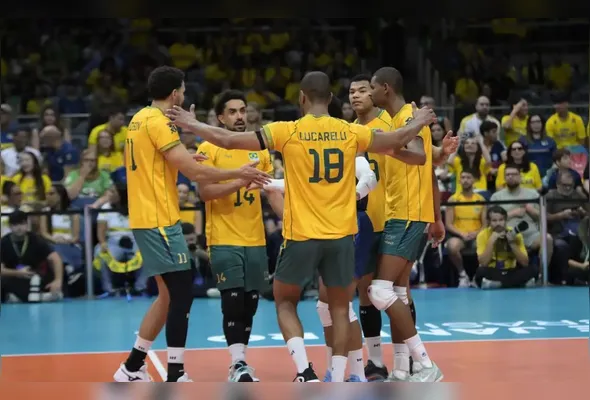 Seleção masculina de vôlei venceu a equipe da Venezuela