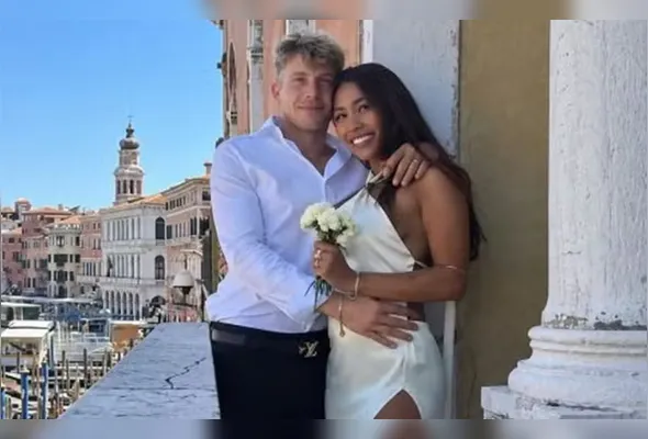 Gabriella Querino e o marido Sean Michieli sofreram acidente de barco
