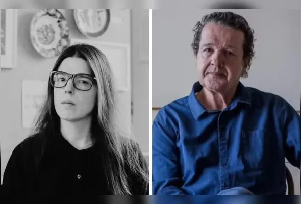 Camila Kfouri e o jornalista Juca Kfouri