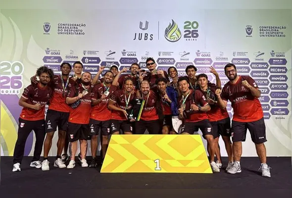 Basquete masculino da Multivix  conquistou a medalha de ouro nos Jogos Universitários Brasileiros 2026