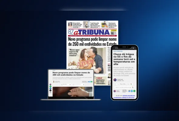Imagem ilustrativa da imagem Confira os destaques do jornal A Tribuna deste sábado (19)