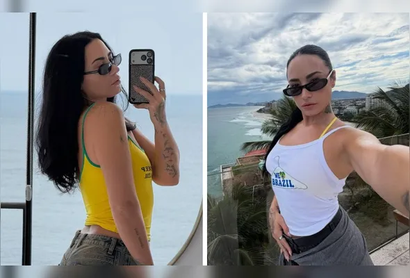Demi Lovato publicou fotos no Brasil