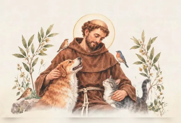 São Francisco de Assis é o padroeiro dos animais