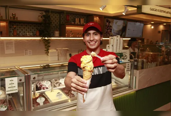 O cozinheiro Wendel Freire vai aproveitar para degustar uma casquinha de gelato da Borelli