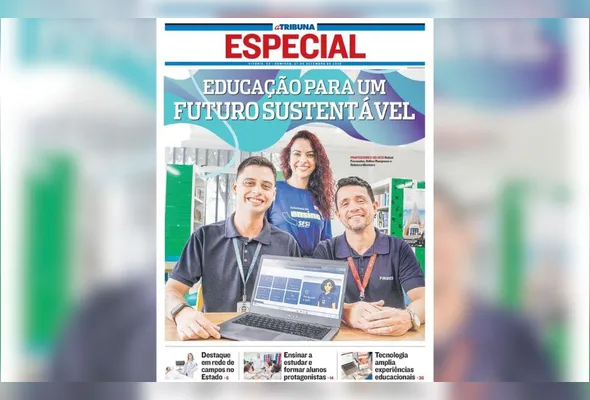 Em comemoração aos 88 anos da Rede Tribuna, exemplar histórico traz um suplemento especial de 72 páginas sobre IA na educação.