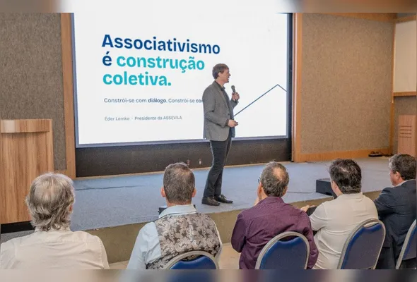 Éder Lemke, Presidente da Assevila,  destaca que a união das instituições fortalece o diálogo