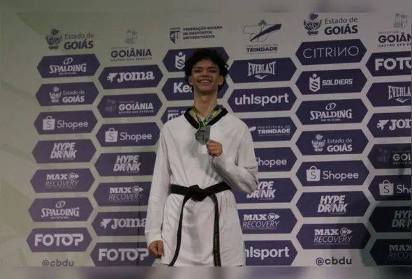 Lucas Lutzke conquistou medalha no taekwondo