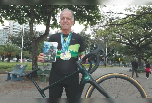 Eduardo Calhau, que hoje tem 72 anos, vai lançar “Você é um Atleta – Histórias Reais de Superação e Vitórias”