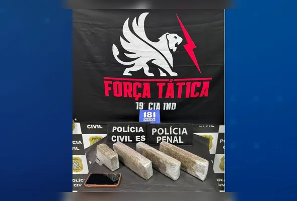 Suspeito foi detido em assentamento rural após ação conjunta das Polícias Civil, Militar e Penal