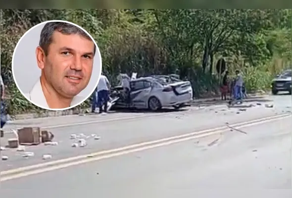 Rodrigo dirigia o carro que bateu de frente com um micro-ônibus, na BR-259, em Colatina