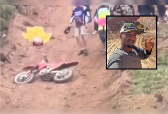 Maurício da Silva dos Santos perdeu o controle da moto ao passar por obstáculo