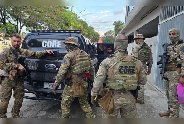 A ação mobiliza aproximadamente 80 agentes das forças de segurança