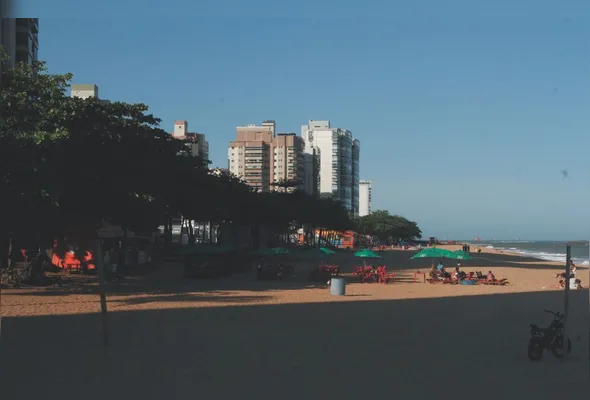 Orla da Praia da Costa, em Vila Velha, seria impactada pela mudança aprovada no novo Plano Diretor Municipal, que liberaria 
a construção de prédios mais altos
