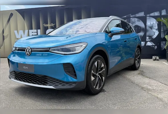O SUV ID.4 é o primeiro modelo totalmente elétrico vendido no Brasil pela Volkswagen, e desembarca em outubro com uma configuração mais eficiente