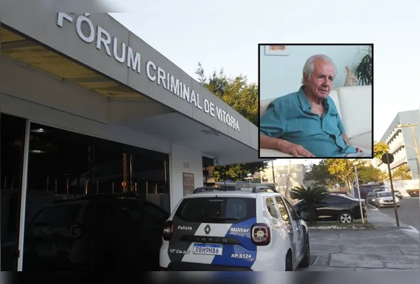 Fórum criminal de vitória, onde será  o julgamento: alvo da funcionária era o médico Victor Murad (destaque)