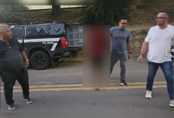 Homem de 37 anos foi preso em Marilândia após investigação sobre suspeita de estupro de vulnerável contra sobrinha de 11 anos em Mantenópolis