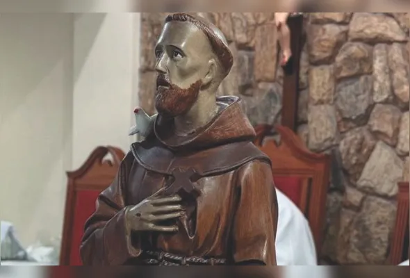Igreja fará celebrações no dia de São Francisco de Assis