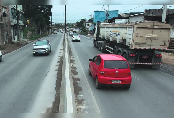 Trecho entre viaduto Alfredo Copolillo e  Porto de Capuaba que sofrerá a intervenção: melhora no fluxo de veículos