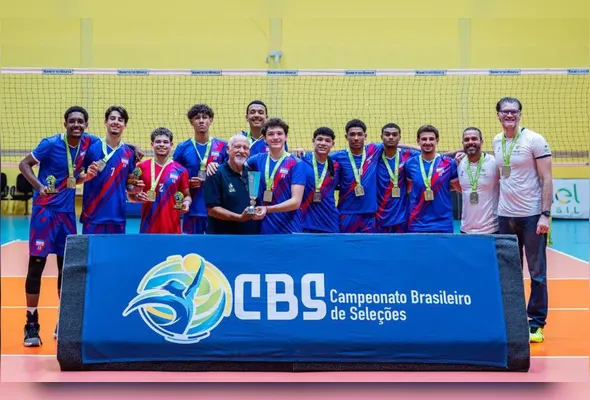 Equipe masculina sub-18 terminou o Campeonato Brasileiro de Seleções da 1ª Divisão na segunda colocação