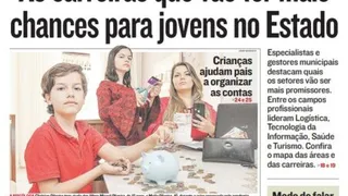 Imagem ilustrativa da imagem Confira os destaques do Jornal A Tribuna deste domingo