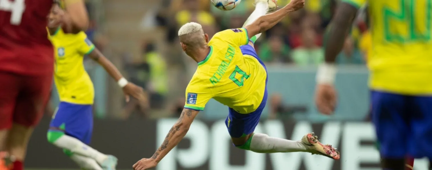 Imagem ilustrativa da imagem Saiba como votar no gol do capixaba Richarlison em enquete da Fifa