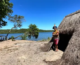 Imagem ilustrativa da imagem Aldeia fica aberta para visitantes todos os dias em Aracruz