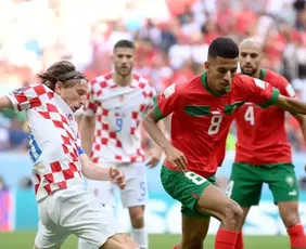 Imagem ilustrativa da imagem Marrocos e Croácia disputam 3º lugar na Copa neste sábado