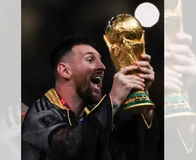 Imagem ilustrativa da imagem Messi é eleito o melhor jogador da Copa do Mundo. Veja premiações