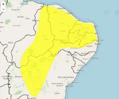 Imagem ilustrativa da imagem Alerta de vendaval para 71 cidades de Pernambuco nas próximas 36 horas