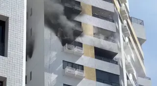 Imagem ilustrativa da imagem Em pleno dia de eleição, incêndio atinge apartamento em Boa Viagem; COM VÍDEO