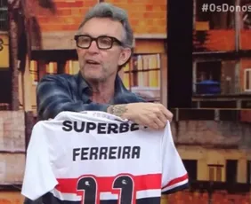 Imagem ilustrativa da imagem Neto diz que vai cumprir promessa se Ferreirinha marcar 10 gols: "Vai ter tanga"