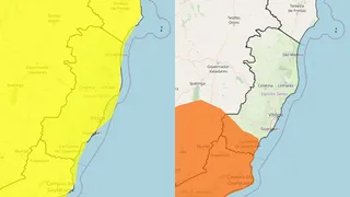 Imagem ilustrativa da imagem 23 cidades do ES recebem alerta de perigo para chuvas intensas. Confira lista