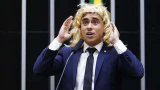 Imagem ilustrativa da imagem Justiça condena Nikolas por discurso transfóbico na Câmara