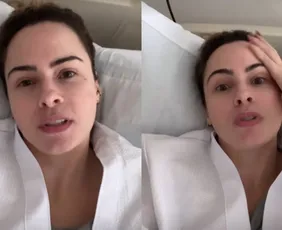Imagem ilustrativa da imagem Ana Paula Renault passa por cirurgia de emergência após sentir fortes dores