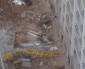 Imagem ilustrativa da imagem Elevador de obra em São Paulo despenca e deixa três mortos e um ferido