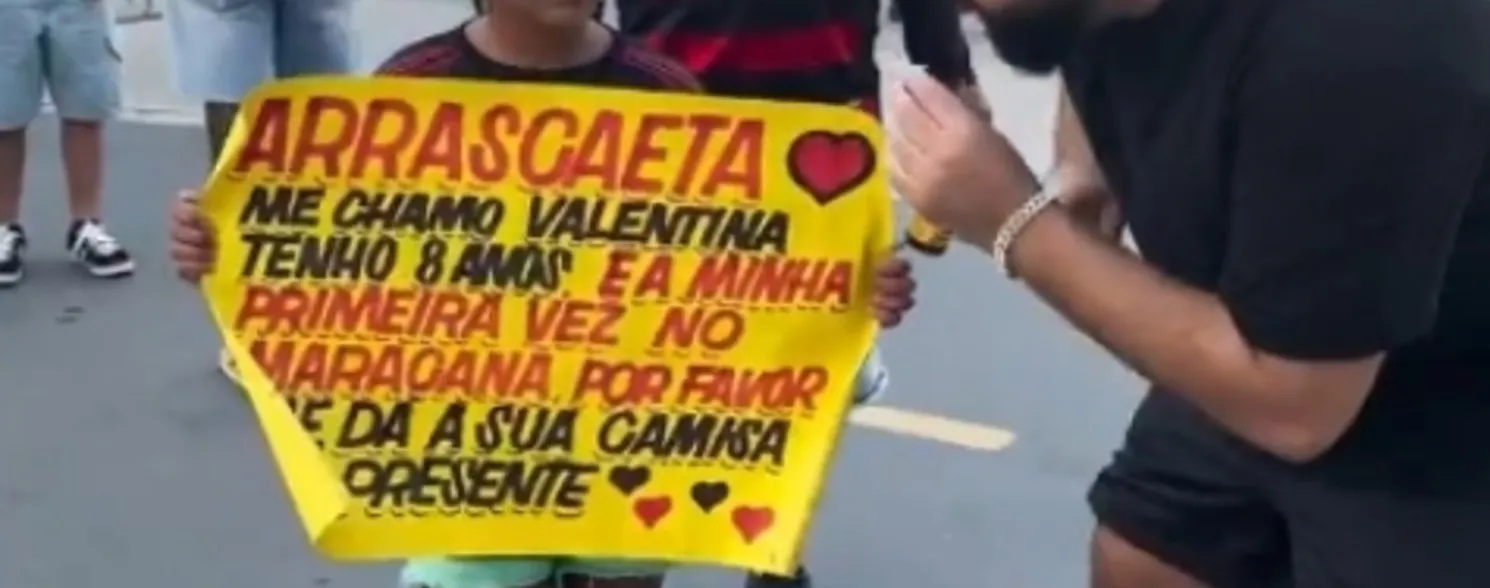 Imagem ilustrativa da imagem Capixaba se emociona em primeira vez no Maracanã e Arrascaeta promete camisa